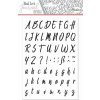 Aladine Stampo Sada pečiatok 62 ks-Kurzíva abecedy