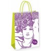 Darčeková taška Alfons Mucha - Amethyst, Fresh Collection, veľká