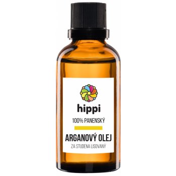 Hippi Organic Moroccan Argan Oil - 100% Bio arganový olej na vlasy a pleť 50 ml