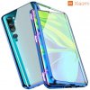 Luxria Double Glass Magnetic - Modré presklené magnetické púzdro pre Xiaomi Pre Xiaomi: Redmi Note 10 5G