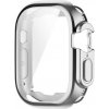 ENKAY púzdro z mäkkého plastu s ochranou displeja pre Apple Watch Ultra 49mm - strieborné - možnosť vrátiť tovar ZADARMO do 30tich dní