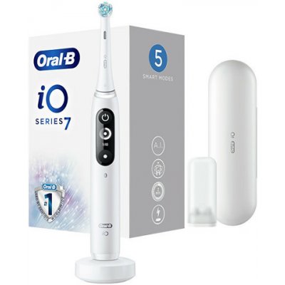 Oral B Elektická zubná kefka iO7 Series White Alabaster