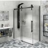 Gelco VOLCANO BLACK obdĺžniková sprchová zástena 1500x900mm L/P varianta GV1415GV3490