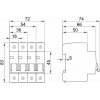 Istič 20A/1P C 10kA TDA-1C-20 Tracon
