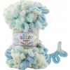 Alize Puffy Color 6461 Mentolová, krémová, modrá