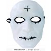 Maska na tvár Guirca GU2262, plastová, príšera, biela