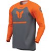 THOR dres RIDEMODE Menácia charcoal gray/orange - 2XL