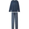 esmara Men Pánske pyžamo károvaná/navy modrá, XXL 60/62 (100394240)
