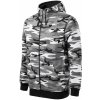 Malfini C19 Camo Zipper, maskáčová šedá, XL