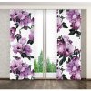 Panelový záves s výraznými fialovými kvetmi Šírka: 75 cm | Dĺžka: 250 cm