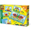 SES mozaiková tabuľa s kartami 30 x 20 cm viacfarebná
