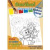 Omaľovanka A4 Akim AquaArt - stačí pridať vodu! - Baribal