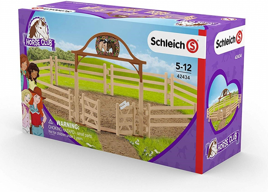 Schleich 42434 Ohrada pre kone so vstupnou bránou