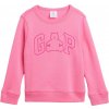 Detská mikina GAP, V-DB GR CREW Ružová 12-18M