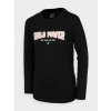 4F HJZ22-JTSDL002 DEEP BLACK Detské tričko EU 122