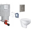 Grohe Uniset - Set predstenovej inštalácie, klozetu, dosky SoftClose, tlačidla Skate Cosmopolitan a súpravy na vhadzovanie tabliet, kefovaný Hard Graphite SANI15BB5114