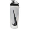 Fľaša NIKE-REFUEL BOTTLE LOCKING LID NATURAL/BLACK/BLACK IRIDESCENT Biela 0,7 L 26/27