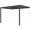 ZÁHRADNÁ PERGOLA PRÍSTREŠOK 3x4 m TERASOVÁ PERGOLA HLINÍK OCEĽ LAMELY