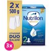 3x NUTRILON 2 Advanced následné dojčenské mlieko 1 kg, 6+ VP-F160510