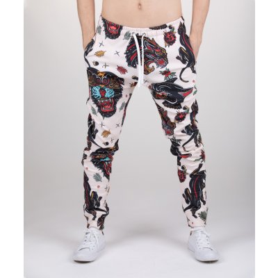Aloha From Deer Panther Tribe Sweatpants SWPN-PC AFD680 Beige