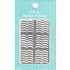 Nail Accessory Hollow Sticker šablónky na nechty viacfarebné dve vlnky 1 hárok 129