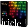 Twinkly Icicle 190 ks 5 m múdre žiarovky RGB Wi-Fi Bluetooth TWI190STP-TEU