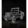 Beling 3D lampa, Jeep Willys MB 7 farebná, VBN3