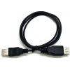C-TECH USB A-A 3m 2.0 prodlužovací, černý (CB-USB2AA-3-B)