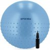 Spokey HALF FIT 2v1 Masážna gymnastická lopta, 55 cm, modrý