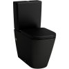 LAUFEN Meda WC misa kombi Silent Flush s hlbokým splachovaním, Vario odpad, 360 x 680 mm, matná čierna, H8241117162311