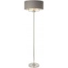 Endon Endon 94378 - Stojacia lampa HIGHCLERE 1xE14/40W/230V šedá/lesklý chróm EN0045 + záruka 3 roky zadarmo