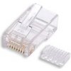 Konektor UTP RJ45 (8p8c), Cat6, 50µm, licna - 100 ks