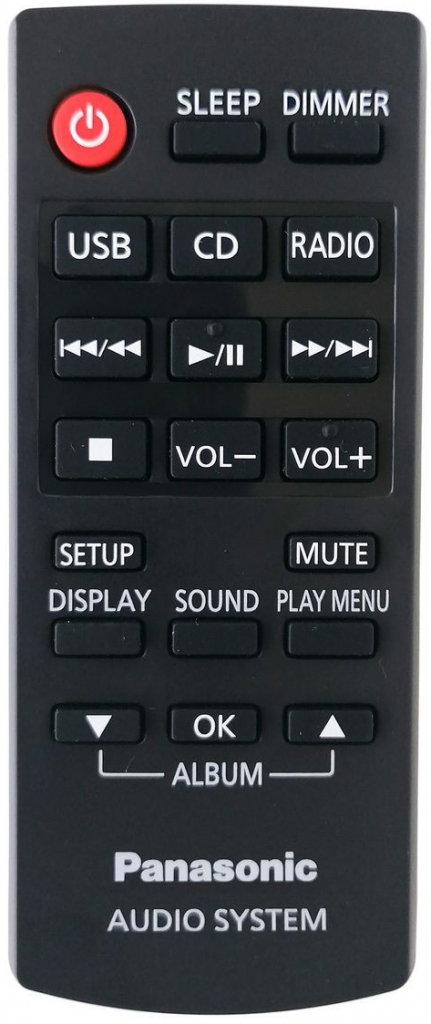 Diaľkový ovládač Panasonic N2QAYC000080