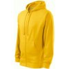 MALFINI TRENDY ZIPPER 410 Mikina pánska 4100417 2XL 04 žltá