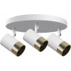 Candellux Tobi stropné svietidlo 3x15 W biela-zlatá 98-27474