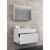 VCM VCM 3-dielna umývadlová skrinka Badinos 1 zásuvka 60 cm so zrkadlom, biela