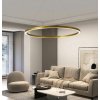 Immax 07159-G80 NEO FINO závesné svietidlo LED D800mm 60W/4200lm 2700-6500K matná zlatá, diaľkové ovládanie