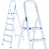 Hliníkový rebrík,150kg, 6-stupňový, skladací | GEKO