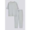 DOMÁCE OBLEČENIE PREMIUM LOUNGEWEAR SET LIGHT GREY MELANGE