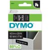 Samolepiaca páska Dymo D1 12 mm čierna/biela