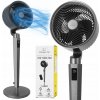 PODLAHOVÝ VENTILÁTOR stojanový ventilátor s otáčaním, časovačom TUBE PRO oscilácia 3D