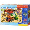 CASTORLAND Puzzle Stavba domu MAXI 20 dielikov