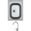 Franke ETX 610-24 + Deante CHABER BGC 062M chróm