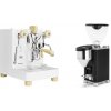 Lelit Bianca PL162T V3, white + Rocket Espresso GIANNINO, black/chrome