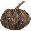 Chic Antique Hnedá prútená dekorácia tekvice Pumpkin XL - Ø 33*35 cm - Chic Antique