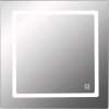 Zrkadlo do kúpeľne s osvetlením Modern LED 65x60 cm s vypínačom a podložkou proti zahmlievaniu