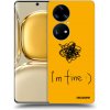Picasee silikónový prehľadný obal pre Huawei P50 - I am fine