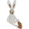 Postavička zajac 52 cm textil biely
