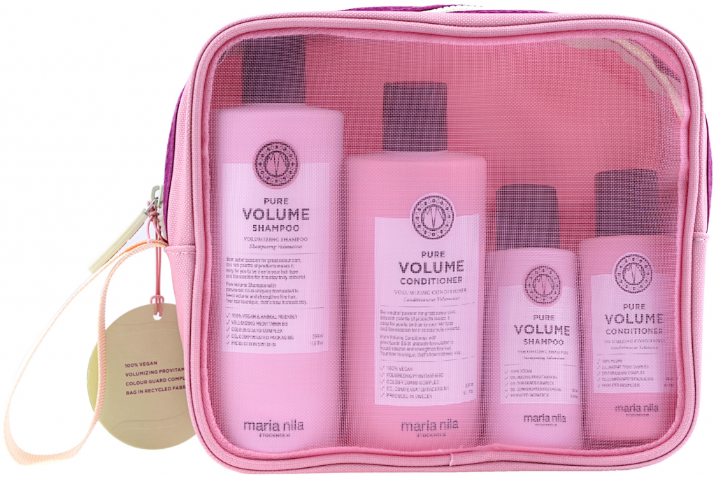 Maria Nila Pure Volume Maria Nila Pure Volume Shampoo šampón pre objem jemných vlasov 350 ml + Maria Nila Pure Volume Conditioner kondicionér pre objem jemných vlasov s hydratačným