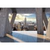Fototapeta na stenu - FT5453 - Pohľadový betón - Výhľad na New York 312cm x 219cm - Vliesová fototapeta